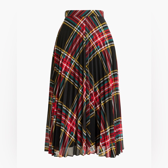 J. Crew Dresses & Skirts - J. Crew pleated plaid tartan skirt